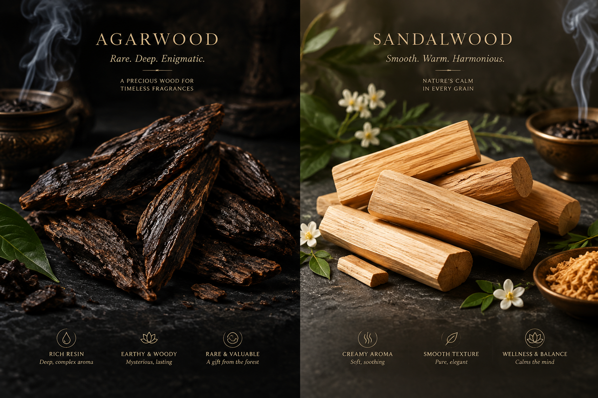 Agarwood vs Sandalwood Incense: What's the Difference?