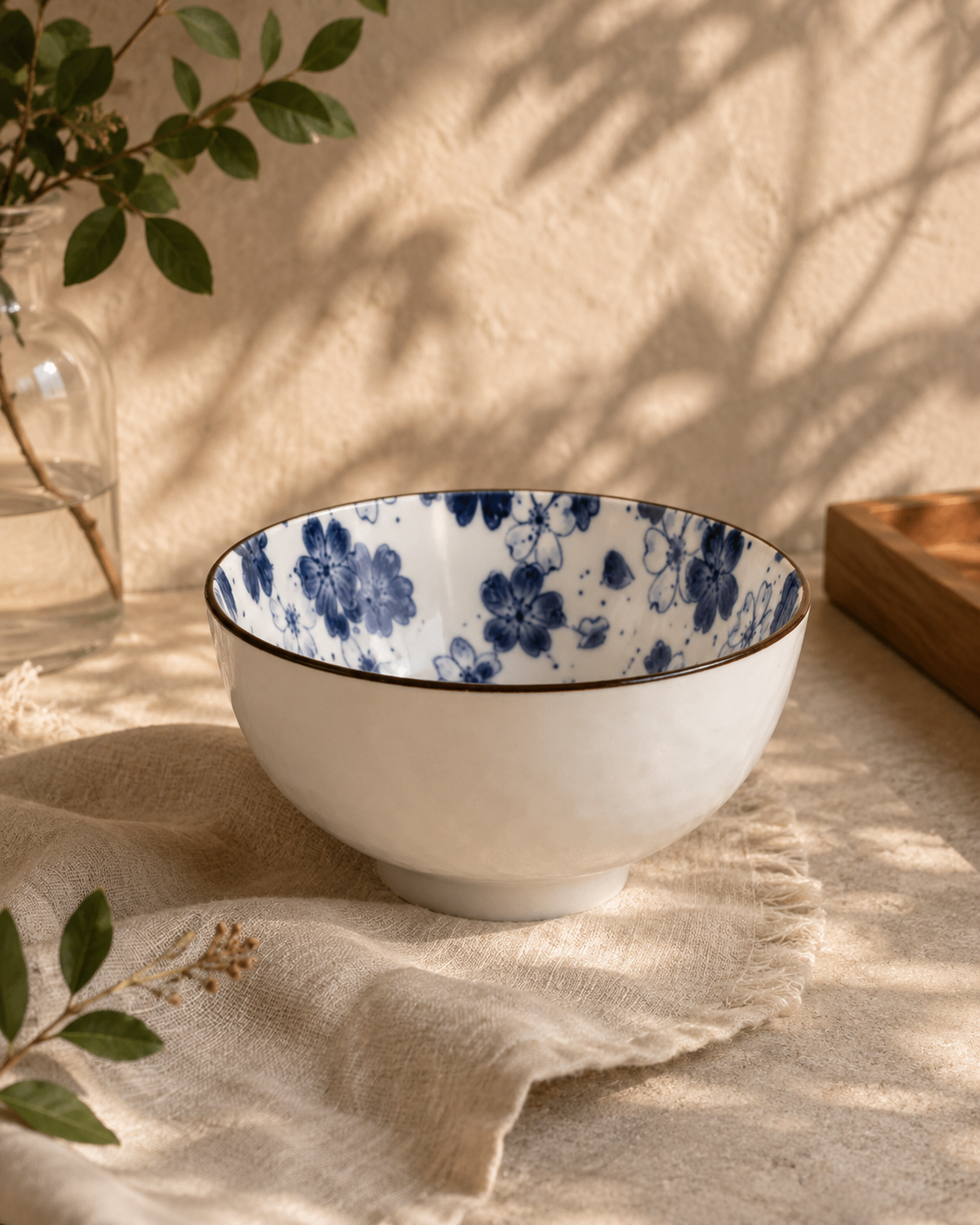 Japandi Ceramic Rice Bowl Set