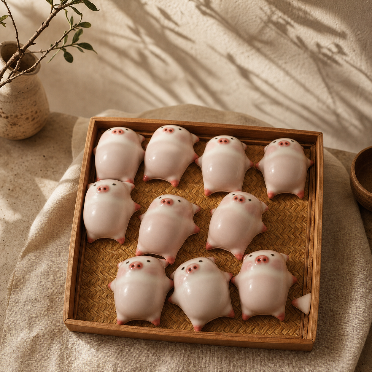 Bubble Pig Incense Holder