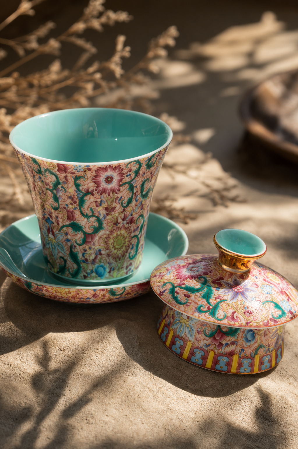 Beauty Vase Kungfu Tea Set