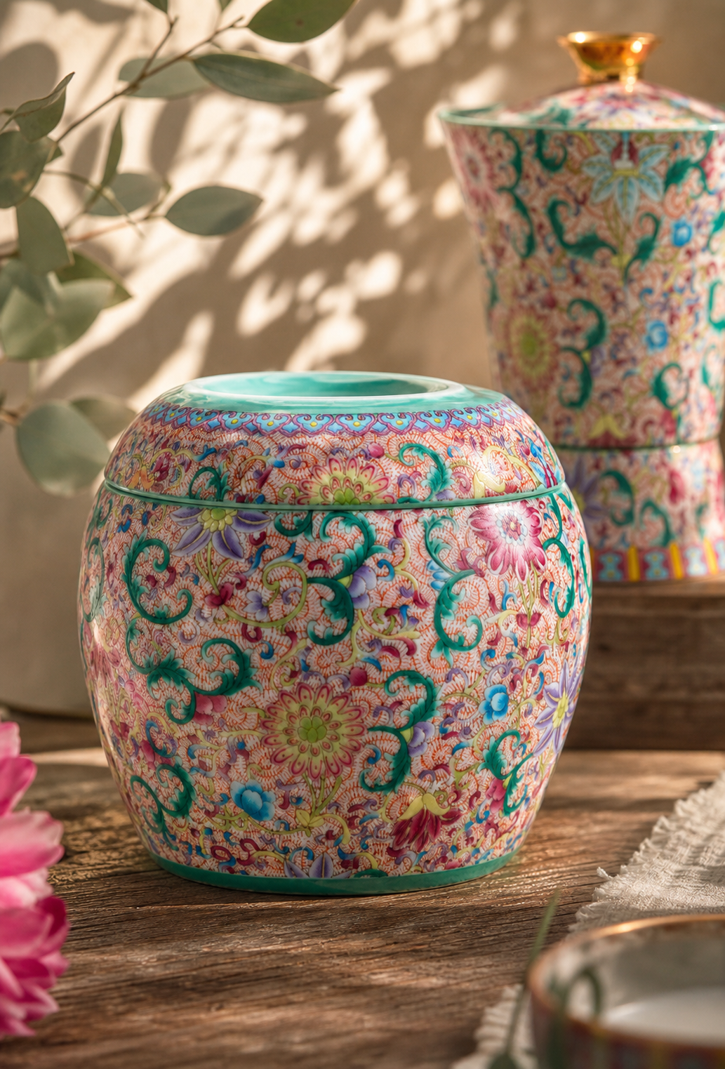 Beauty Vase Kungfu Tea Set
