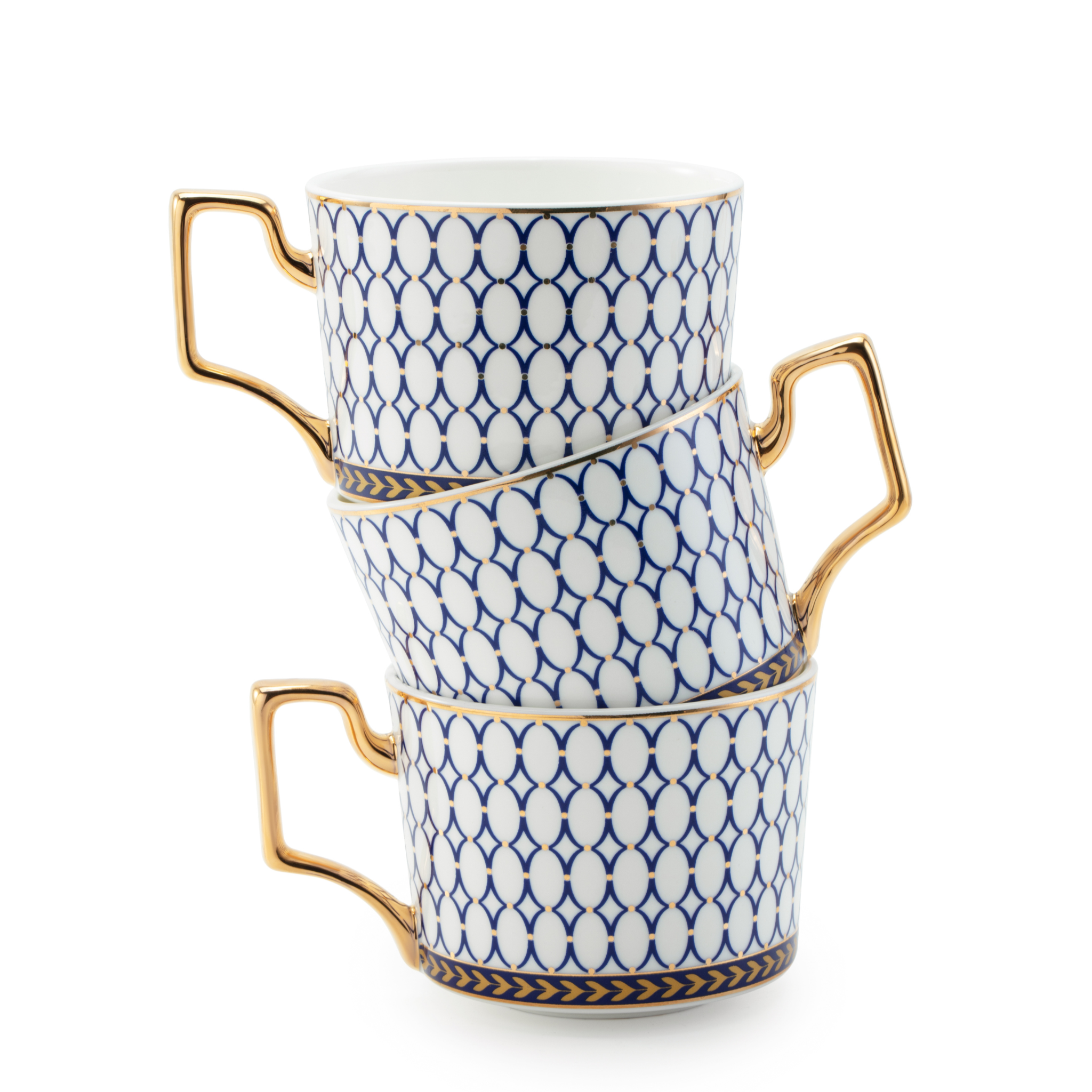 Regal Crown Bone China Teaware – Luxury Afternoon Tea Set for 6 (15-Piece Set)