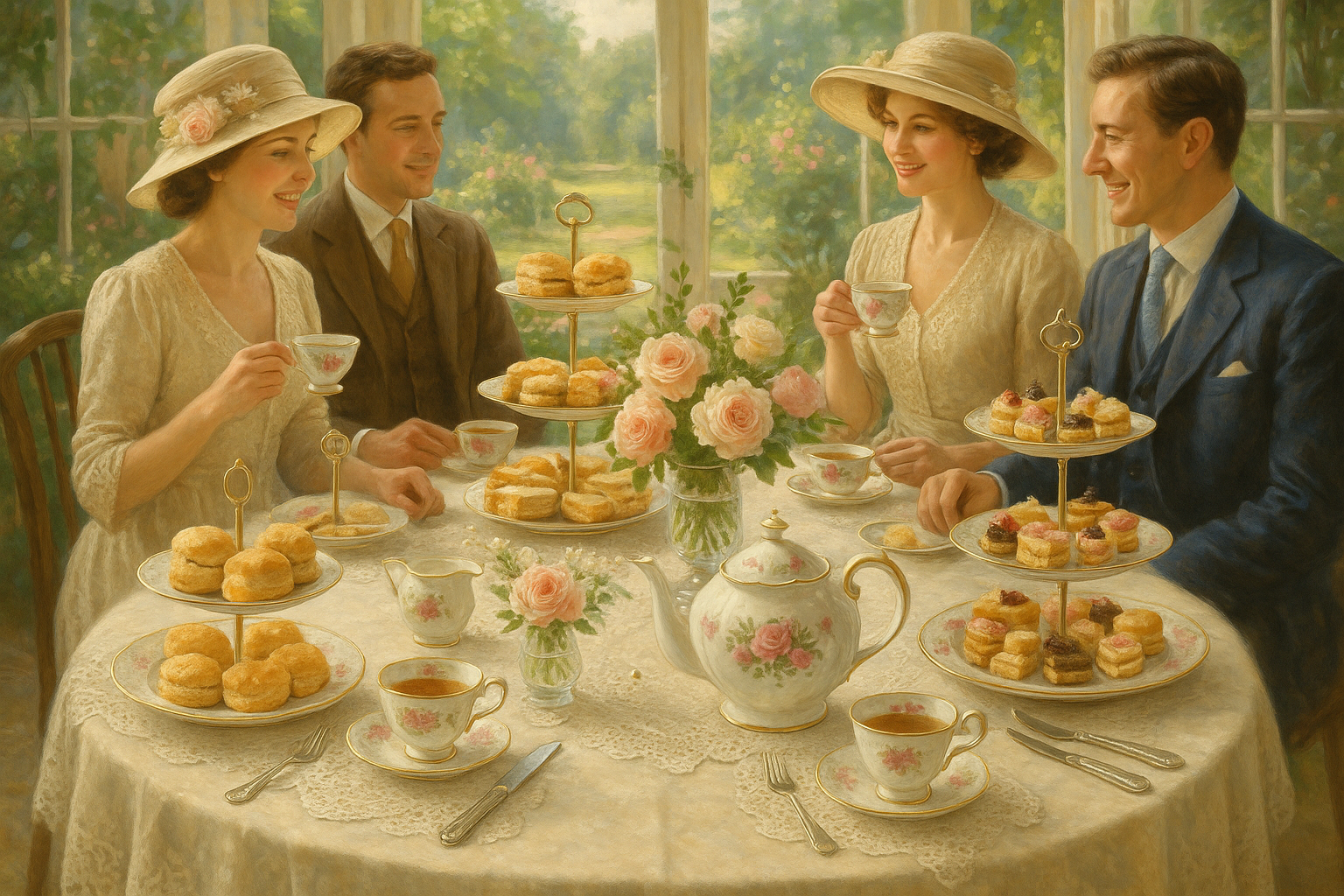 English style afternoon tea party