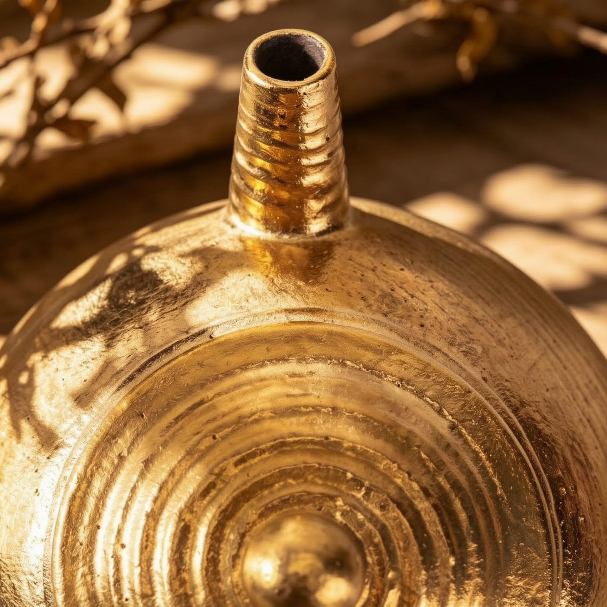 24k Gold - Kungfu Teapot