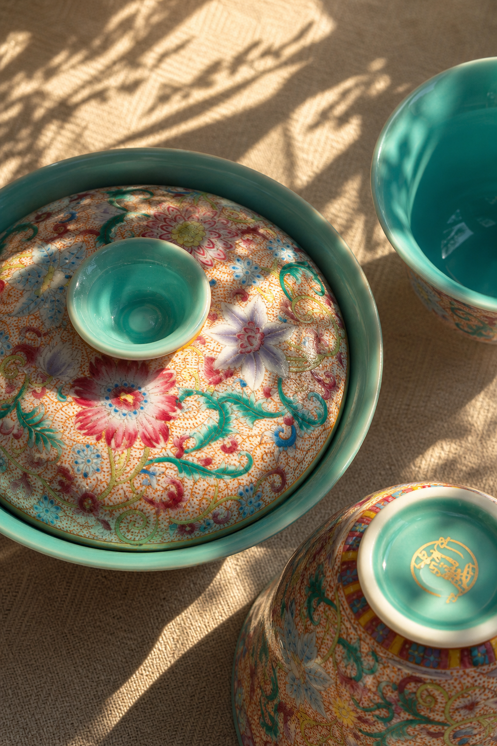 Beauty Vase Kungfu Tea Set