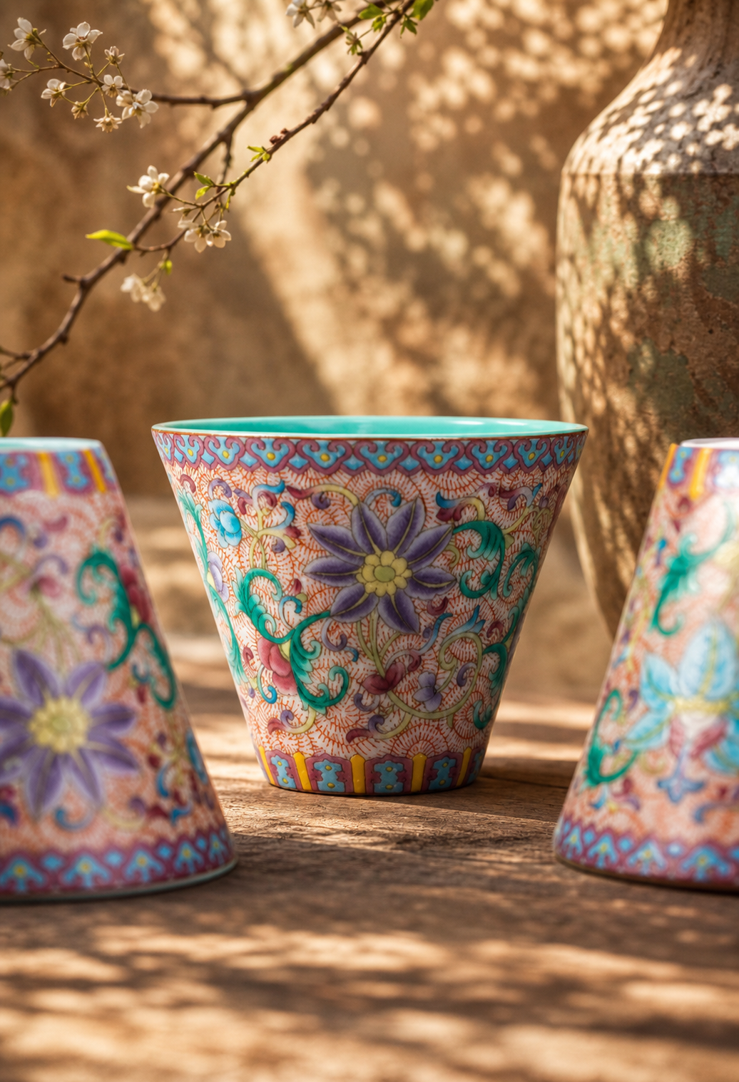 Beauty Vase Kungfu Tea Set