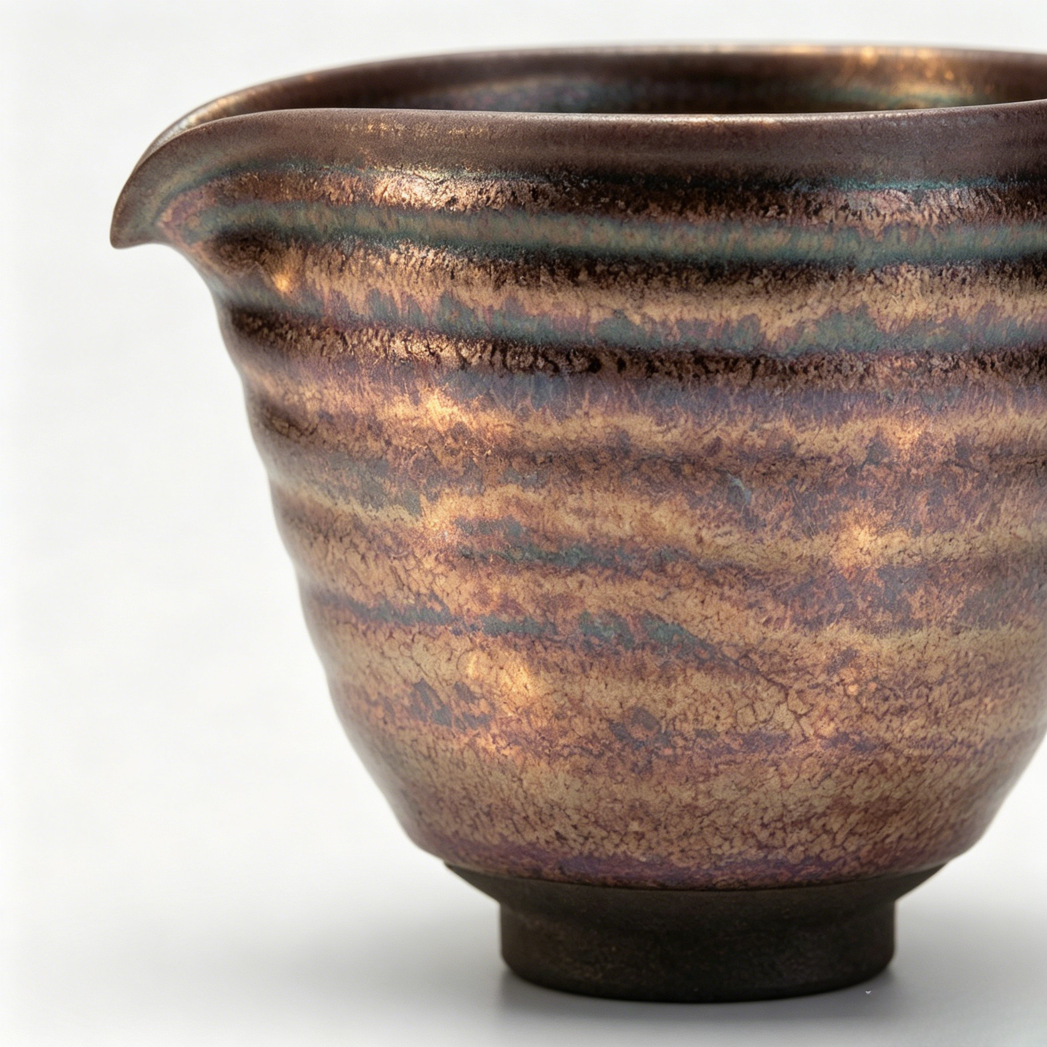 Iridescent Tenmoku Glaze Jianware Set