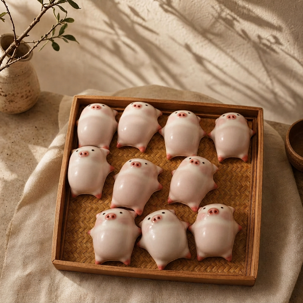 Bubble Pig - Tea Pet & Incense Holder